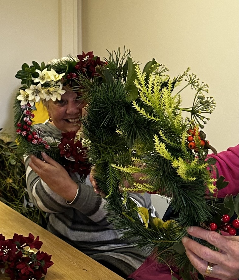 Wreath making 4